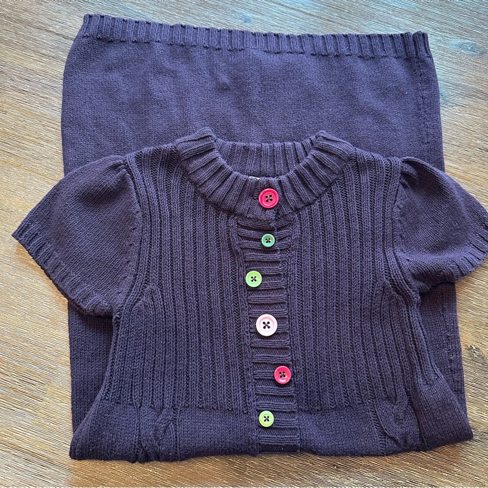 3/27$ Gymboree Kids Knit Dress with Colourful Buttons size 10